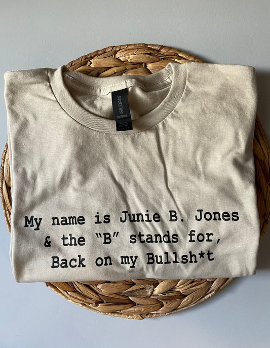 Junie B Jones tee